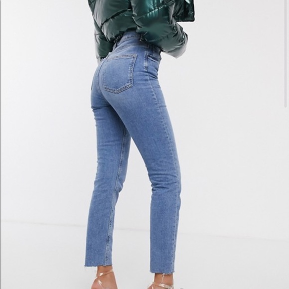  Farleigh High wasted slim mom jeans